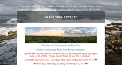 Desktop Screenshot of islandyoganewport.com
